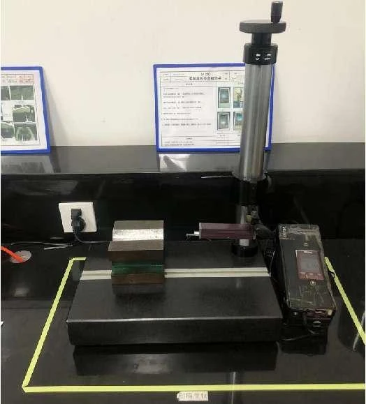 Surface roughness measurement at DOM